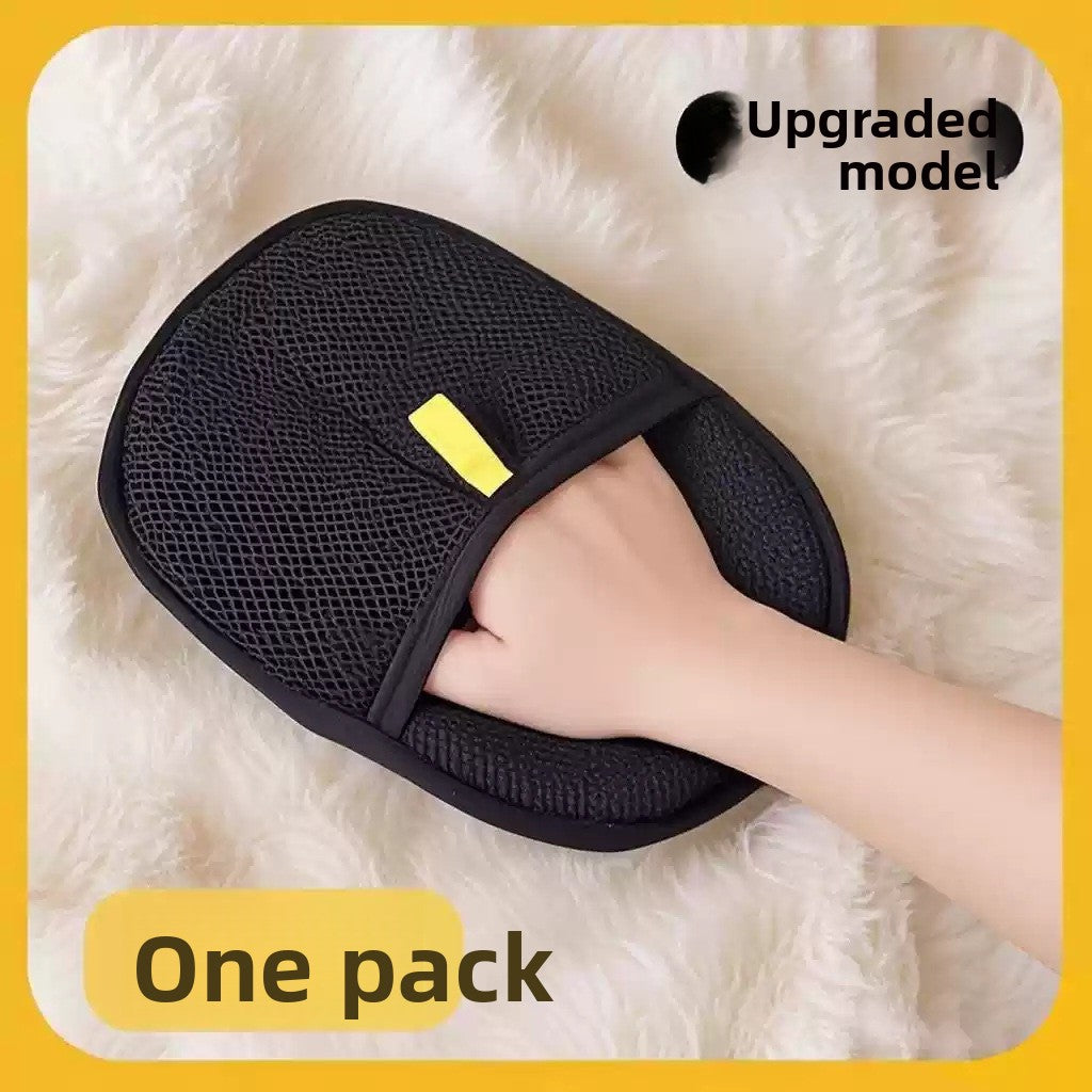 Pet static hair removal gloves