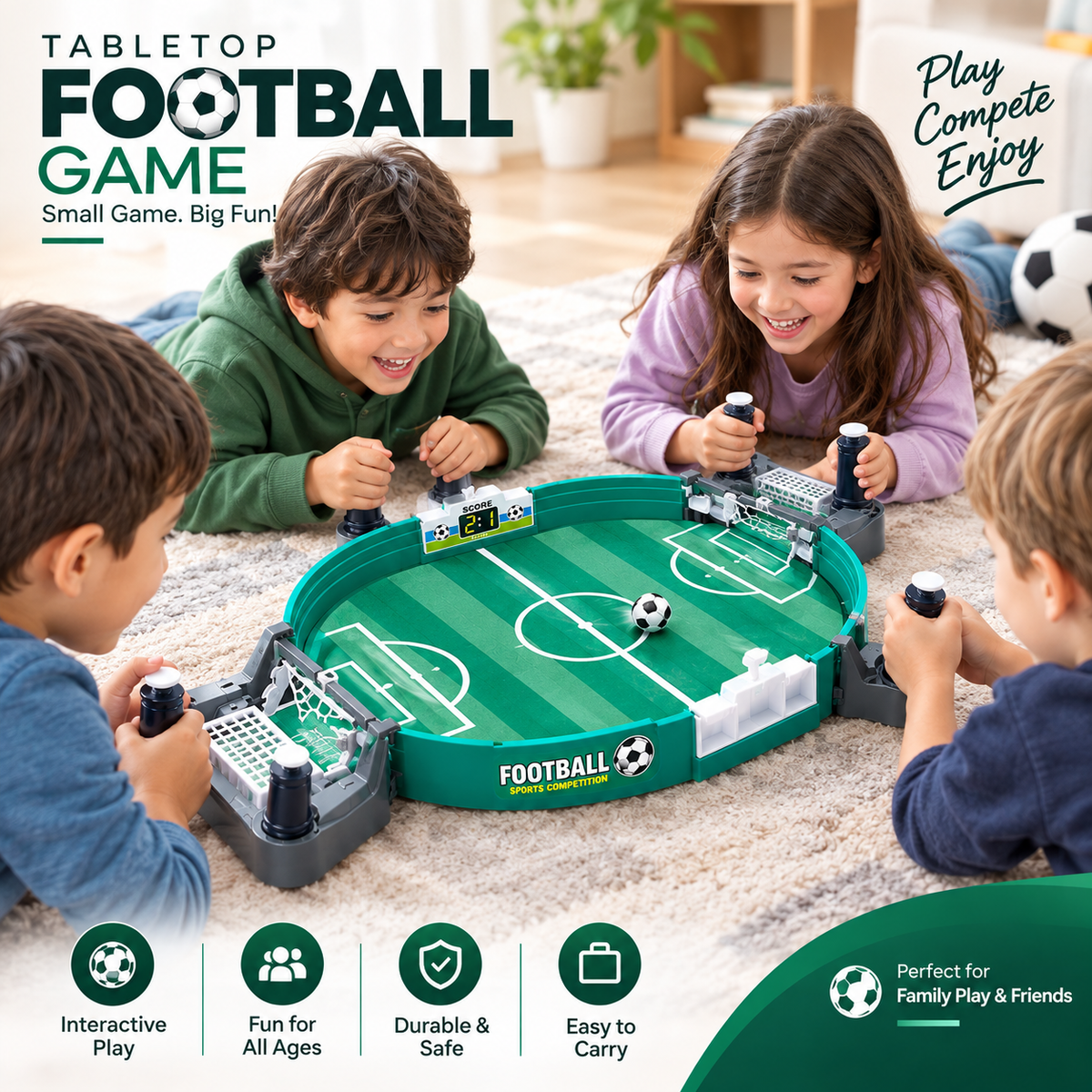 Mini Football Table Game