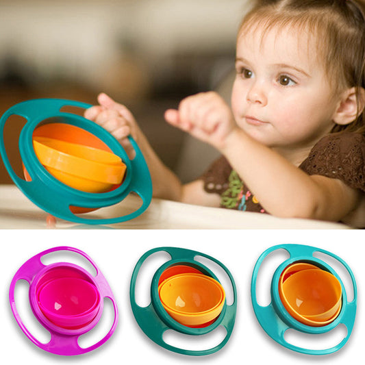 Anti-Spill Gyro Bowl for Kids