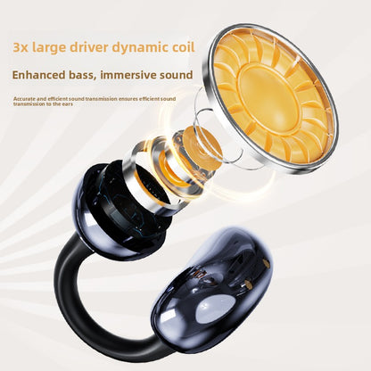 Bluetooth earphones, clip-on style