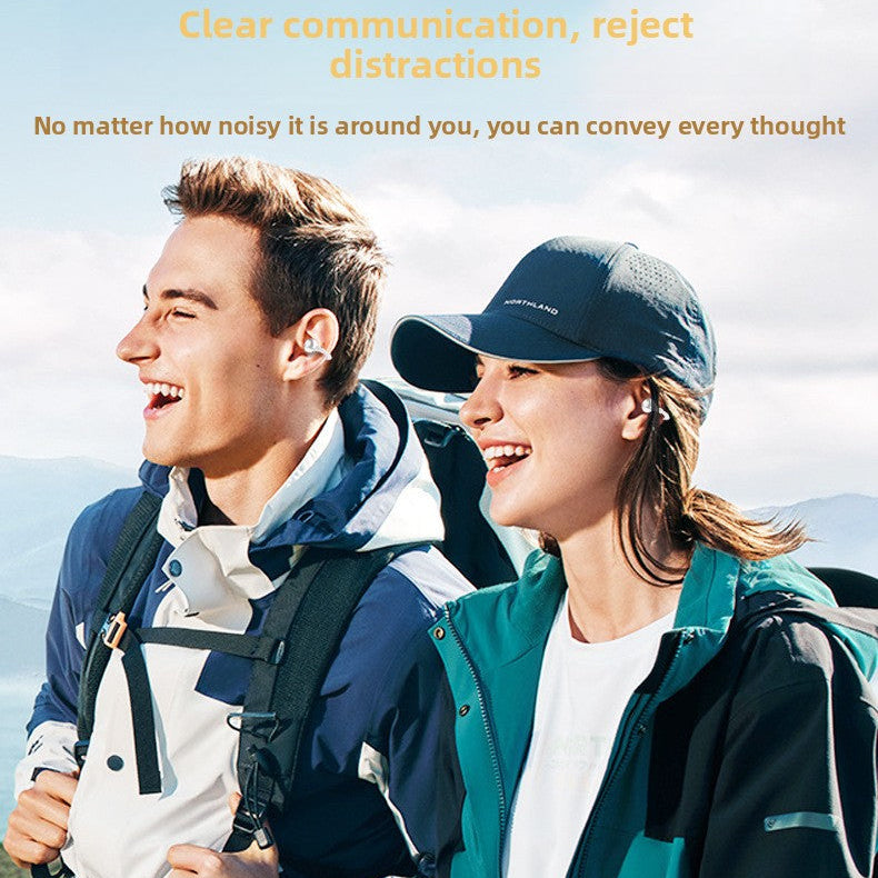 Bluetooth earphones, clip-on style