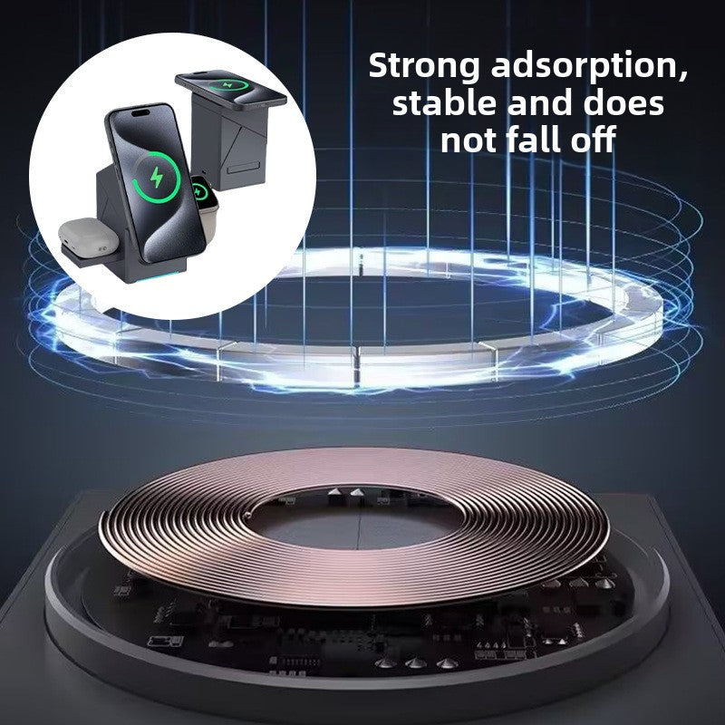 3-in-1 Magnetic Wireless Charger