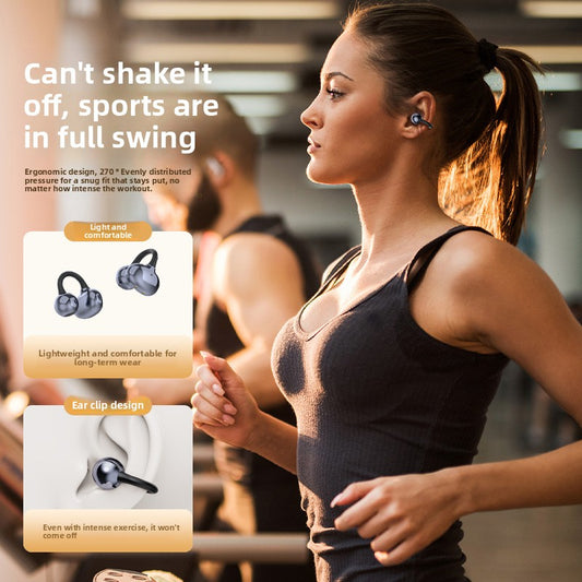 Bluetooth earphones, clip-on style