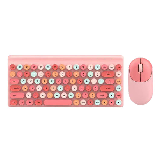 Retro Dot Keyboard and Mouse Set