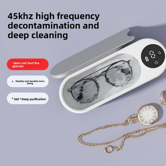 Ultrasonic Jewelry Glasses Cleaner