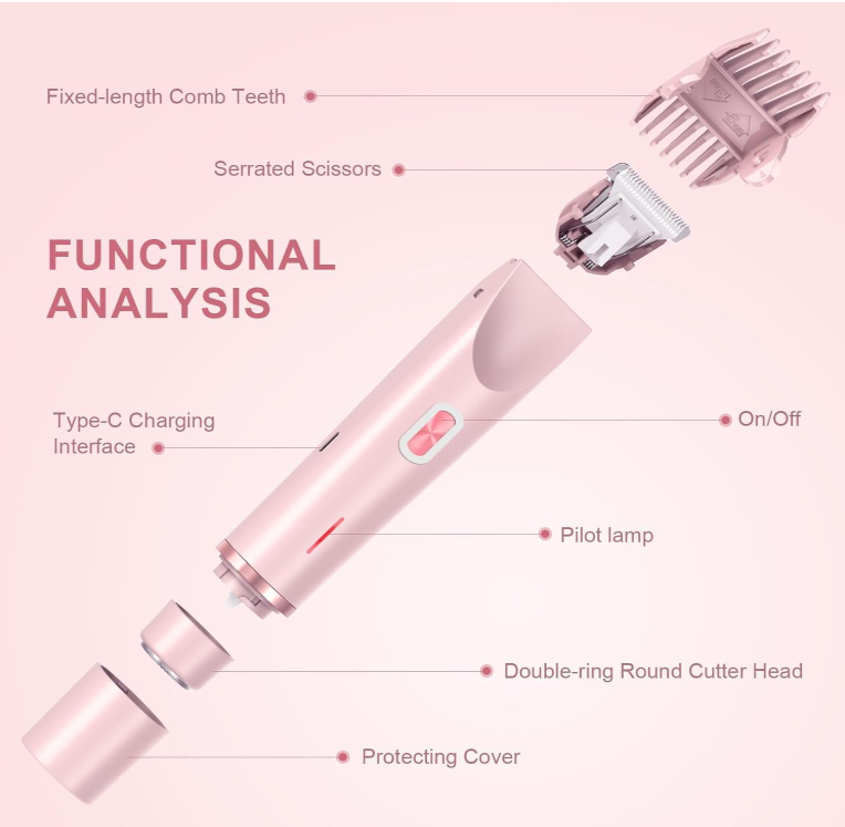 Dual Head Electric Painless Hair Shaver