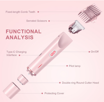 Dual Head Electric Painless Hair Shaver