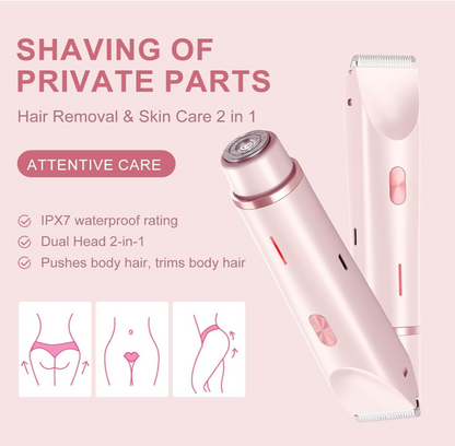 Dual Head Electric Painless Hair Shaver
