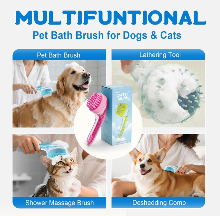 Easy Pet Bathing Brush