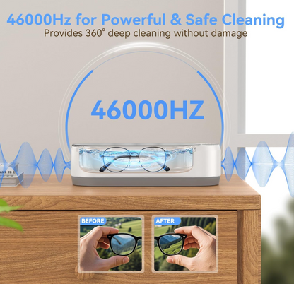 Ultrasonic Jewelry Glasses Cleaner