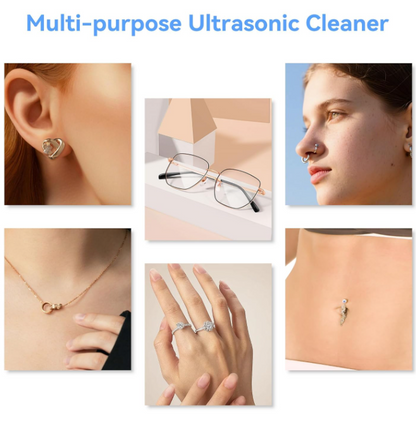 Ultrasonic Jewelry Glasses Cleaner