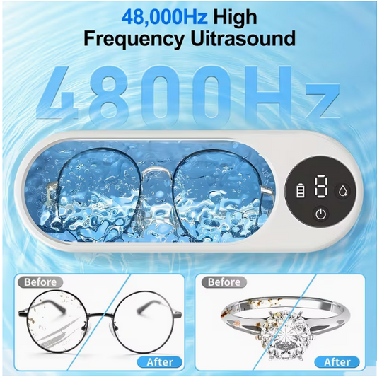 Ultrasonic Jewelry Glasses Cleaner