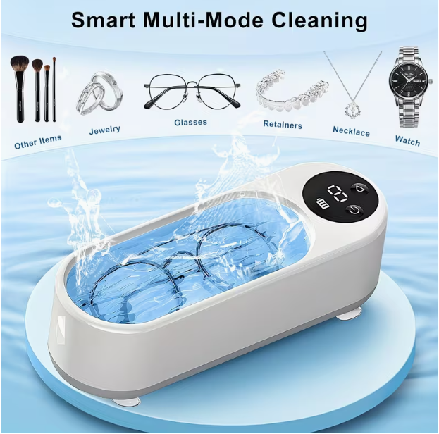 Ultrasonic Jewelry Glasses Cleaner