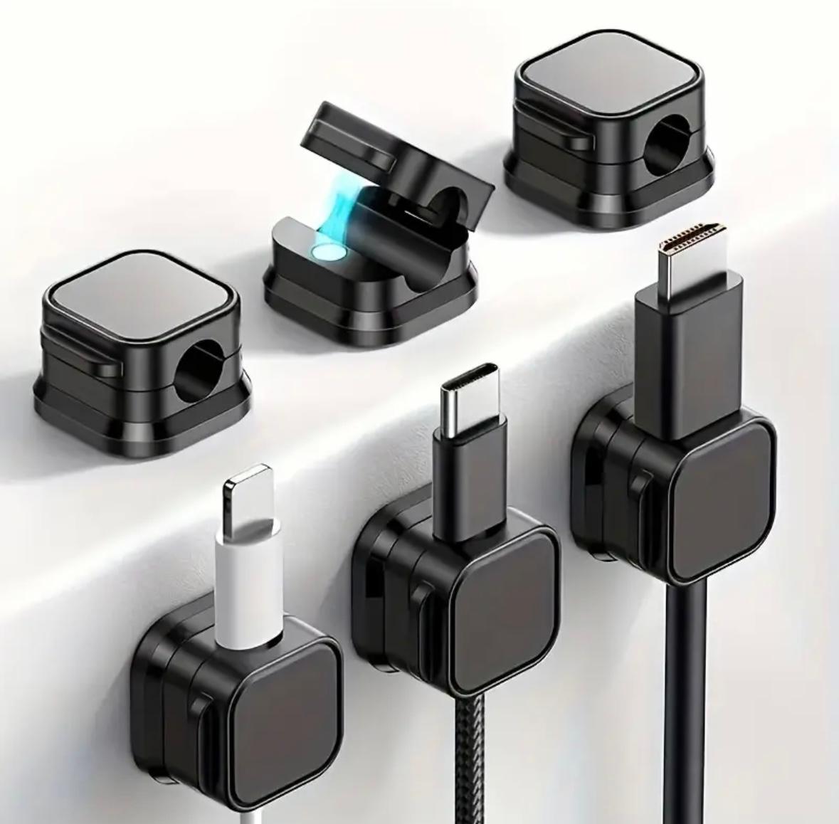 Magnetic Cable Organizer 6 Pack