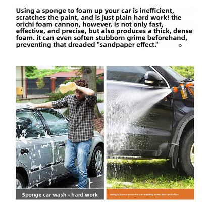 High-pressure wash water gun