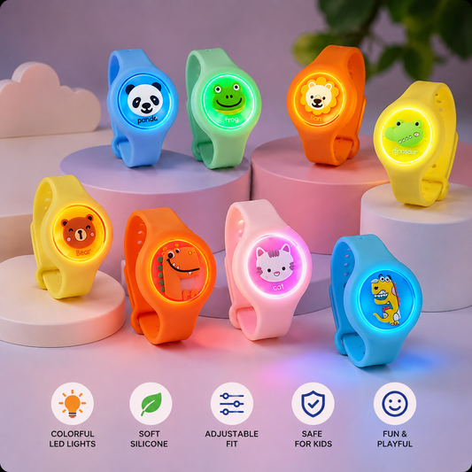 LED Light Mosquito Repellent Wristband Bracelet