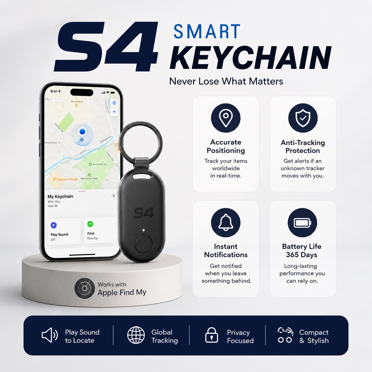 Smart Keychain Tracker