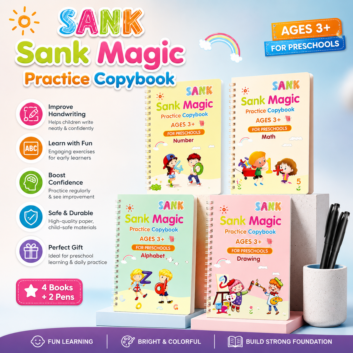 English Handwriting Practice Book