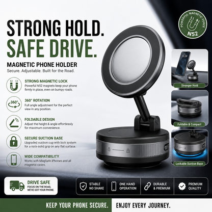 Magnetic Phone Holder with Wireless charger