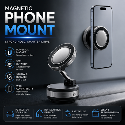 Magnetic Phone Holder with Wireless charger