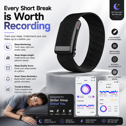 Premium Nylon Loop Wristband.