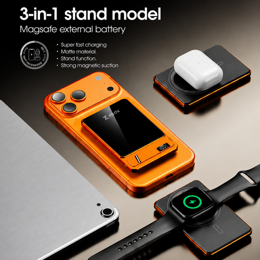 3 IN 1 Magnetic Wireless Power Bank 20W 10000mAh