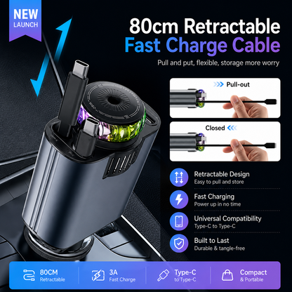 5-in-1 Starlight Car Charger 45W