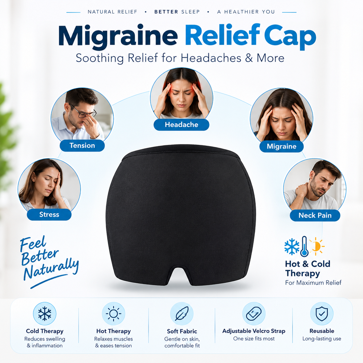 Migraine Relief Cap