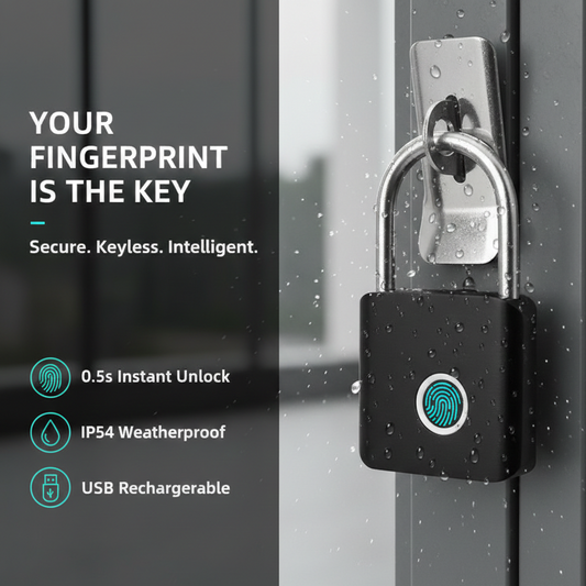Intelligent fingerprint padlock