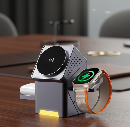 3-in-1 Magnetic Wireless Charger