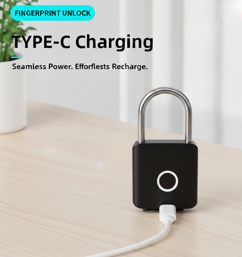 Intelligent fingerprint padlock