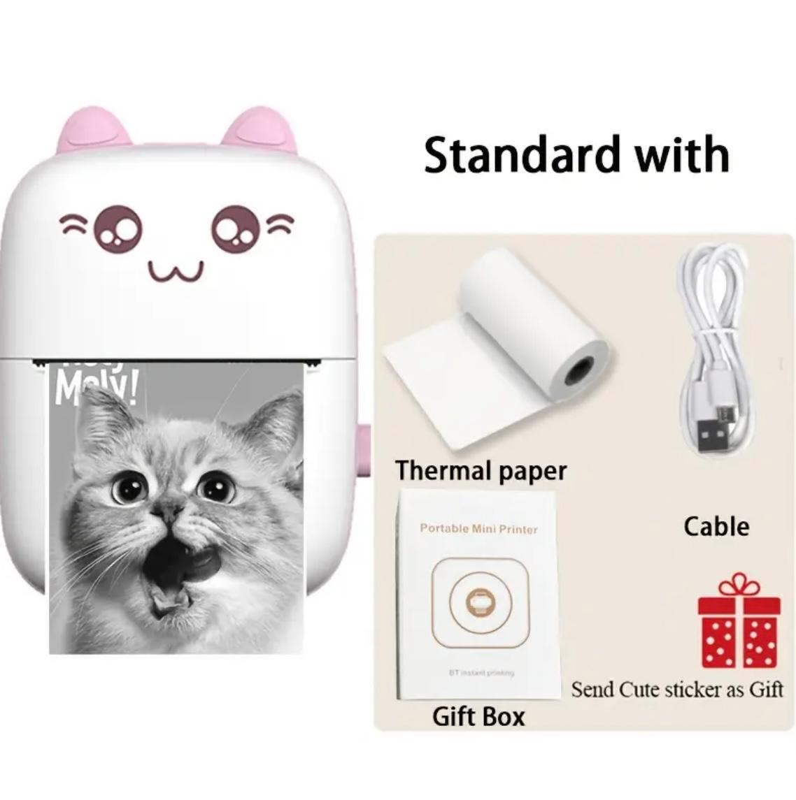 Mini Thermal Printer,Bluetooth Labler Maker