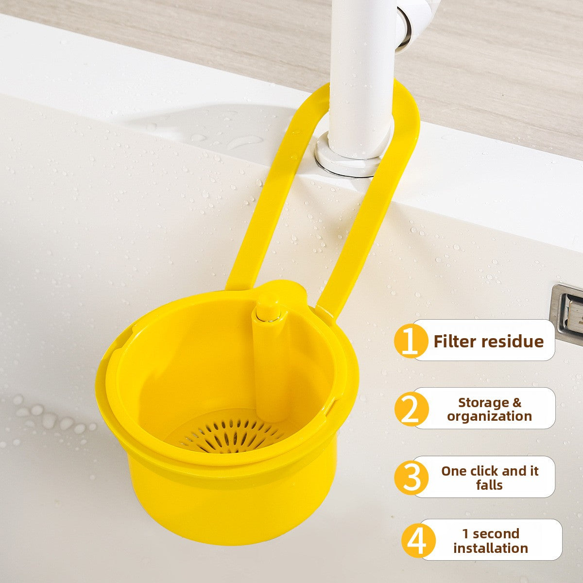 Hanging Sink Drain Basket