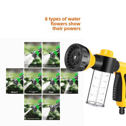 High-pressure wash water gun